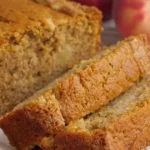 peach bread slices