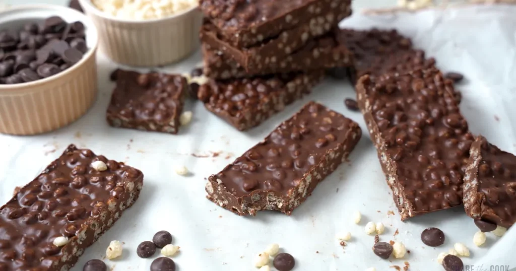 chocolate peanut butter rice krispie treats bars 