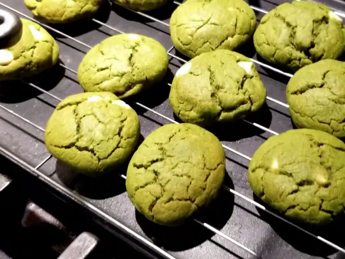 Matcha cookies