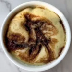 Cinnamon roll mug cake