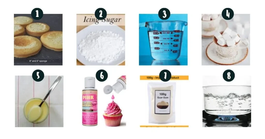 barbie bithday cake ingredients 