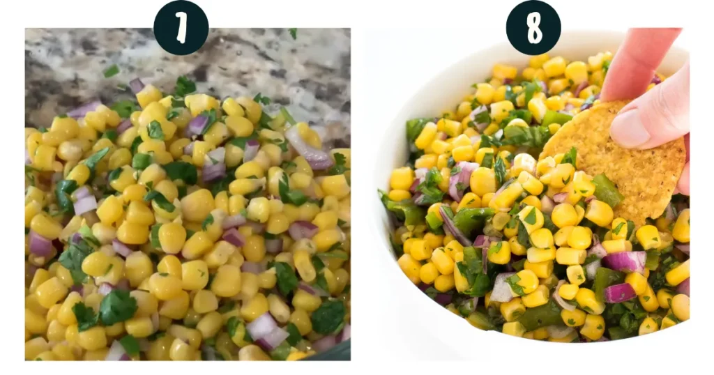 salsa with corn