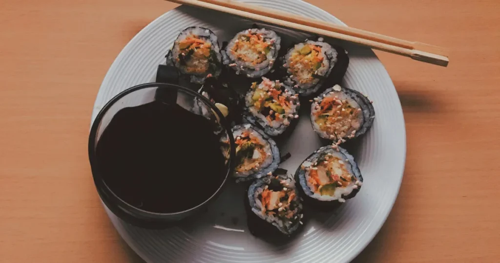 sushi with chicken recipe