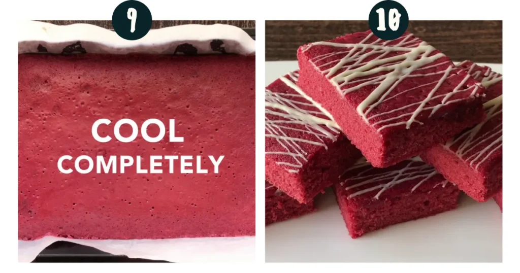 red velvet cake mix brownies