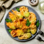 stuffed zucchini flowers