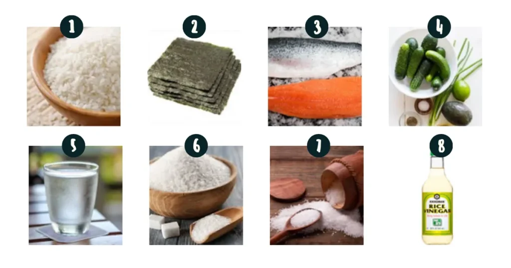 Alaska Roll Ingredients