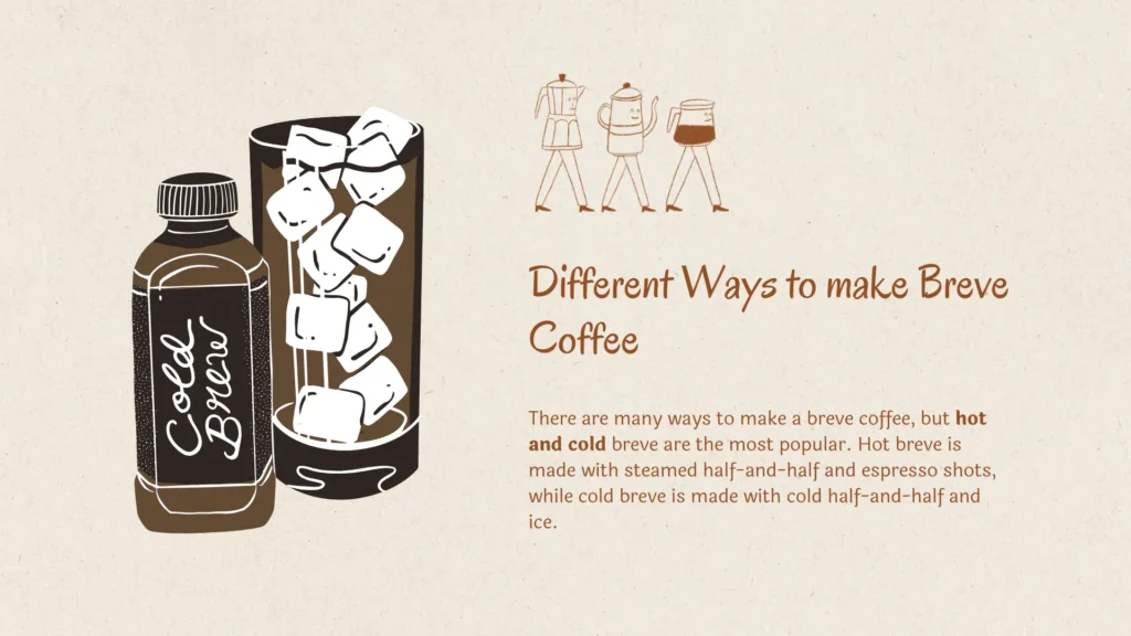 Two Ways to make Breve Coffee