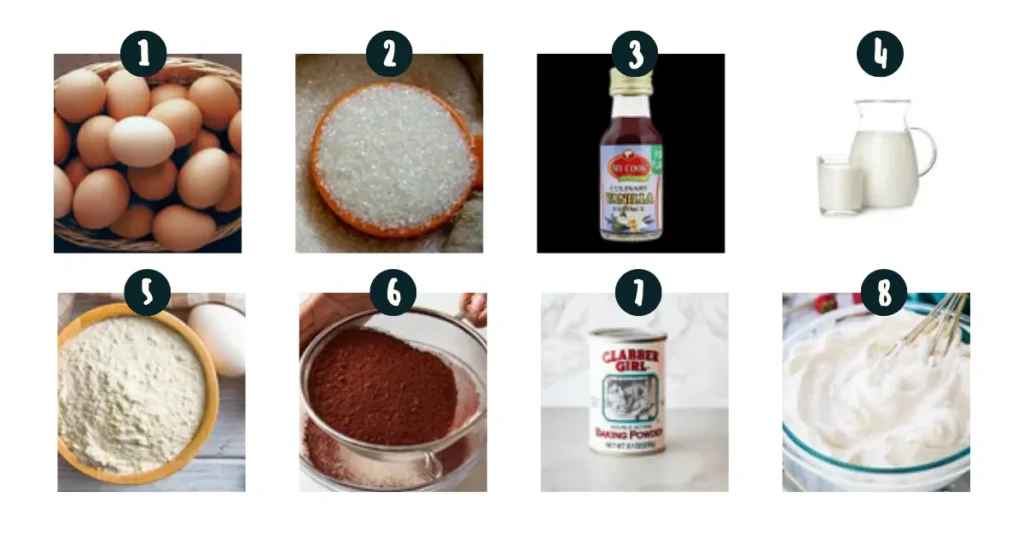 Things you will need to make these vanilla and chocolate ice cream 