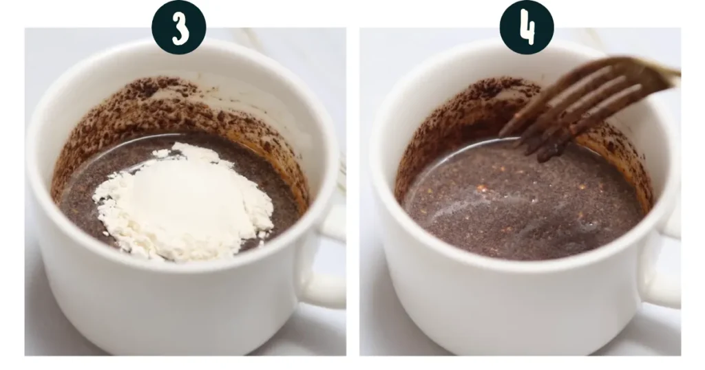 Add all-purpose flour, sugar, cocoa powder, and baking powder to the Oreo and milk mixture. 