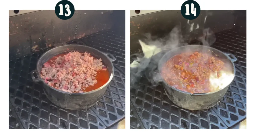 Combine The Chili for smoker chili recipes