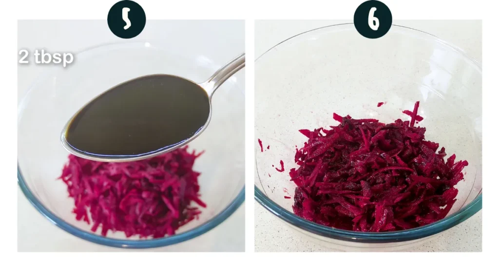 Turn the Beets into Marinade FOR MAKING pinky onion