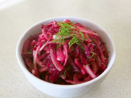 dill pink onion