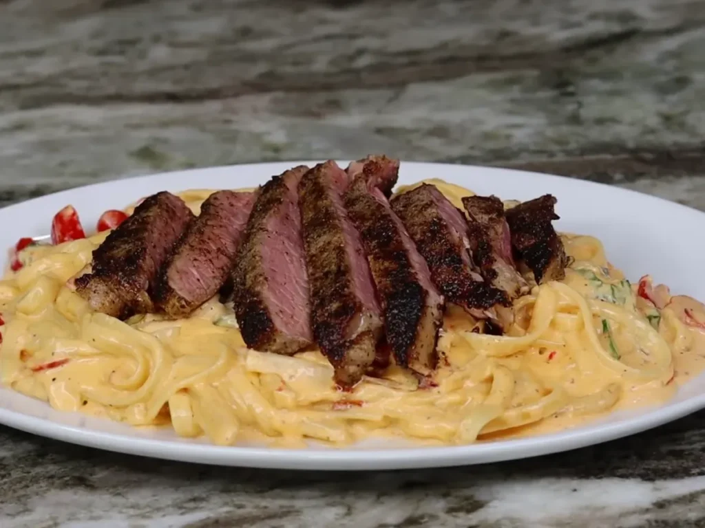 Creamy Steak Fettuccine 