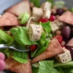 tofu pita salad