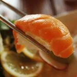 salmon nigiri