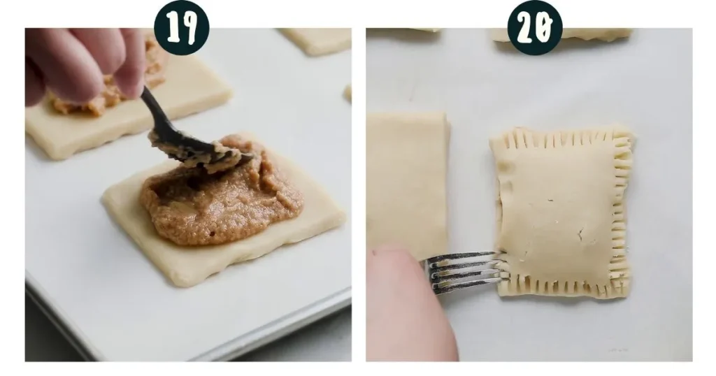 Assemble the Apple Pie Pop Tart
