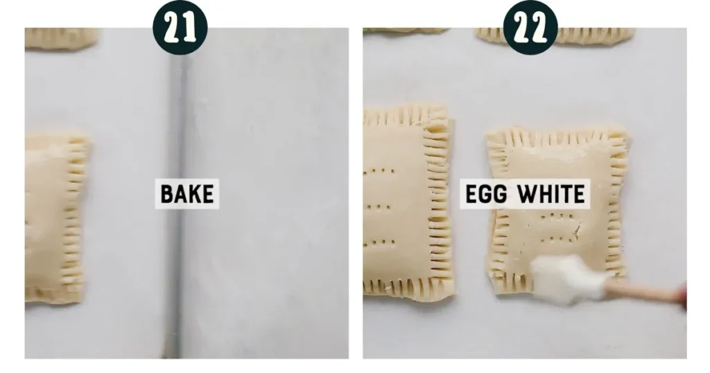 Egg Wash and Bake apple pie pop tarts