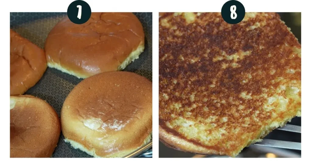 Toast butter smash burgers
