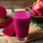 dragon fruit and mango slush