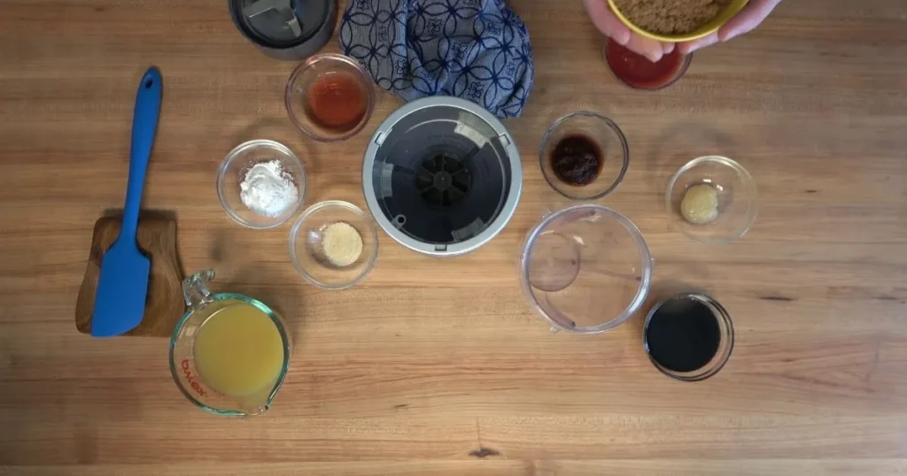 Ingredients for Hawaiian Barbecue Sauce