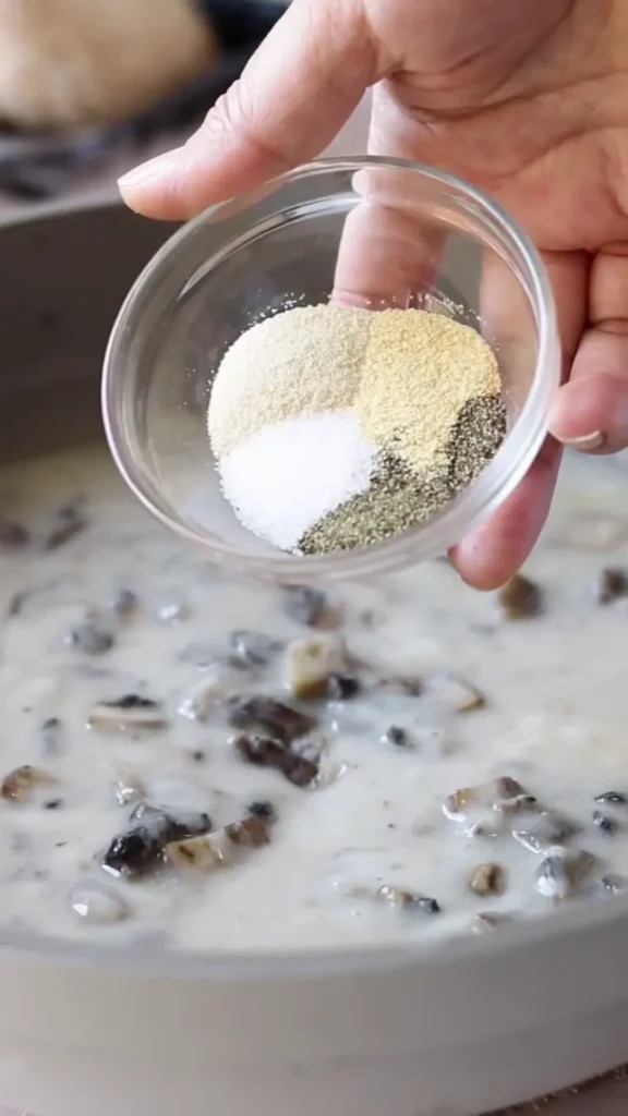 water, salt, black pepper(grounded), garlic powder, and onion powder
