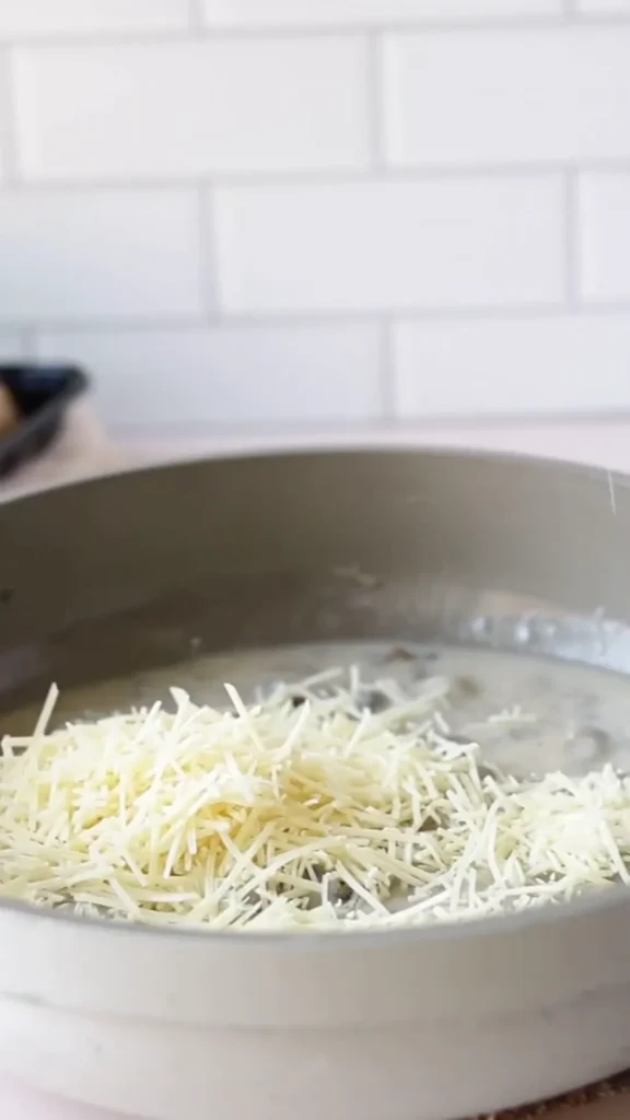 Serve with lots of cheese over the steak