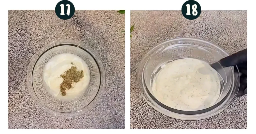 Prepare Yogurt Sauce
