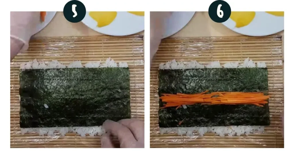 Arrange the Sushi Filling