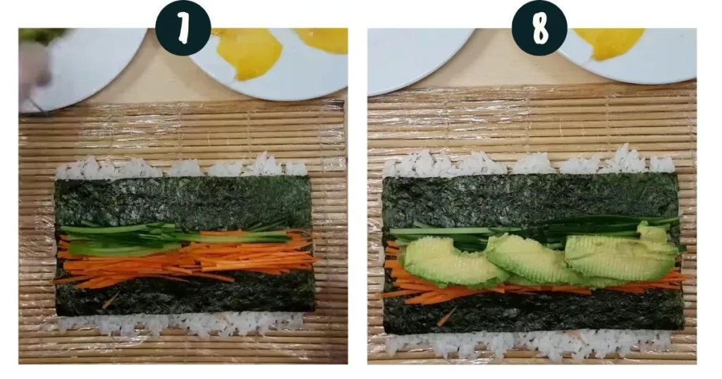 Arrange the Sushi Filling
