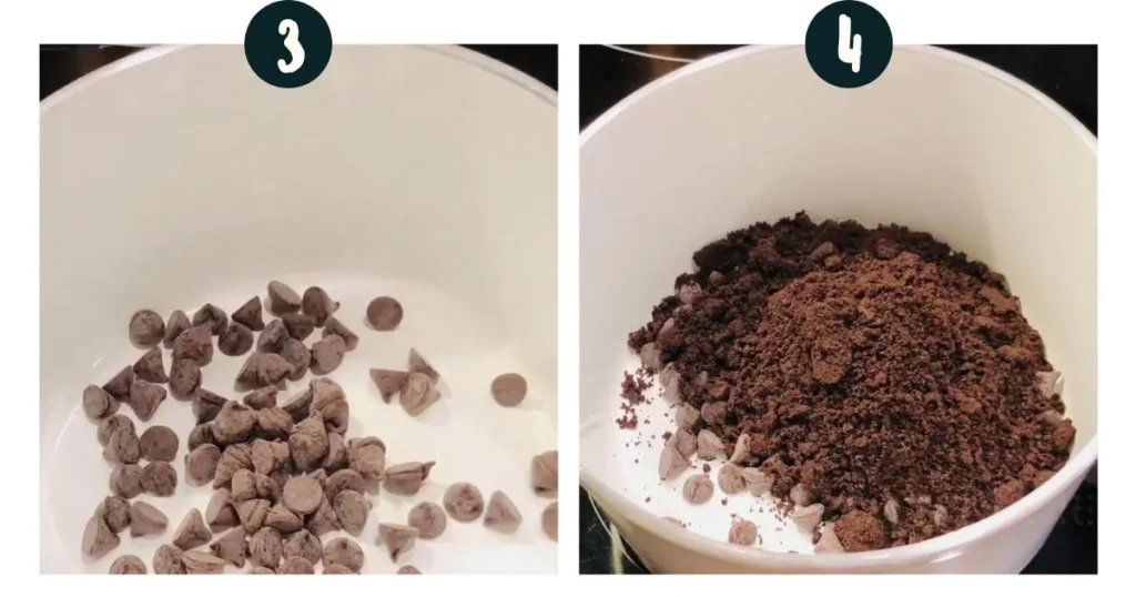 Cook in a Saucepan for making oreo hot chocolate