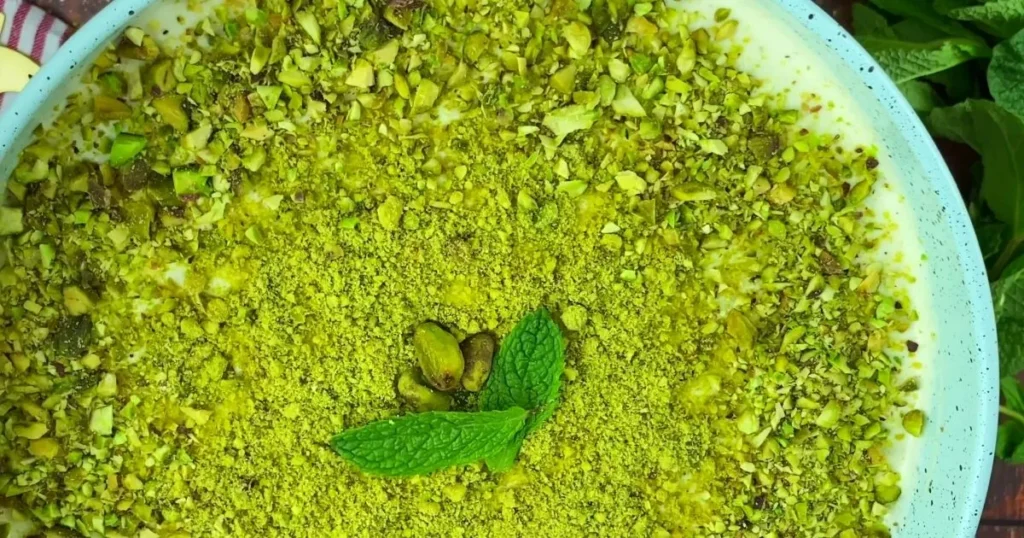 no bake pistachio cheesecake