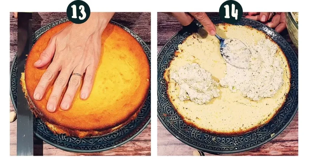 Layer the Pistachio Icing