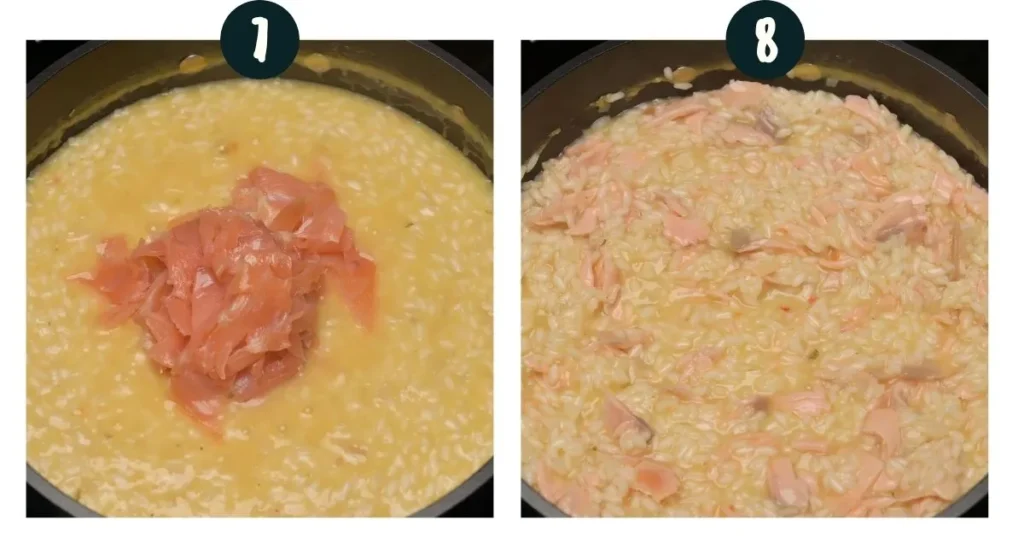 salmon and lemon risotto