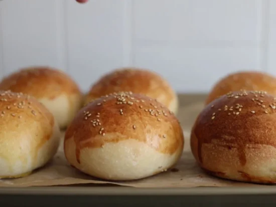 sourdough hamburger buns