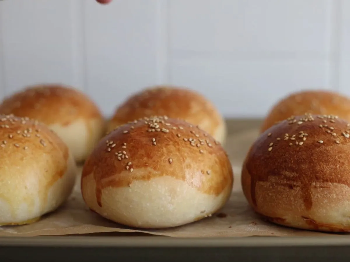 sourdough hamburger buns