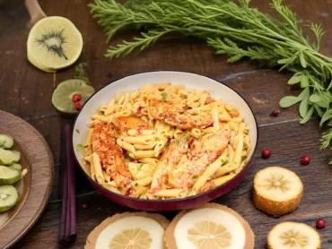 garlic parmesan chicken pasta