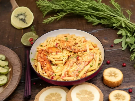 garlic parmesan chicken pasta