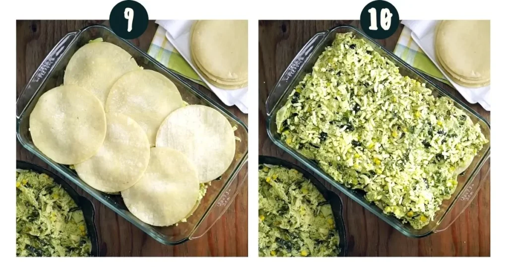 Assemble Mexican Lasagna