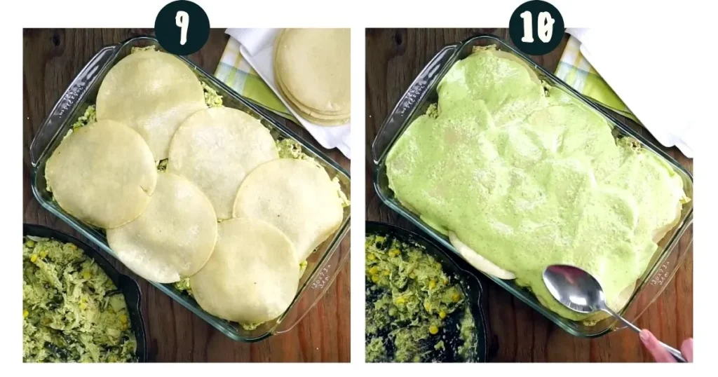 Assemble Mexican Lasagna