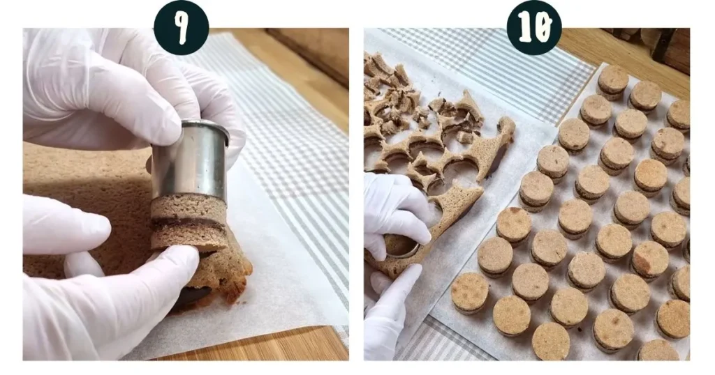 small round cake