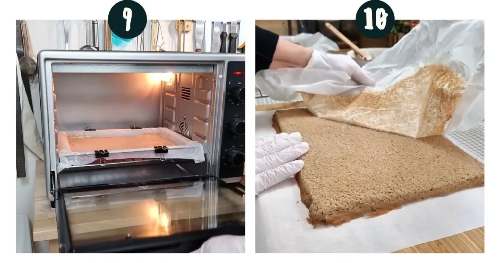 Baking cakes and mini cakes