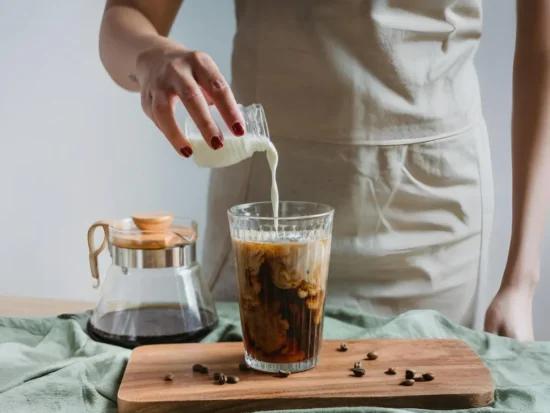 hazelnut oatmilk shaken espresso