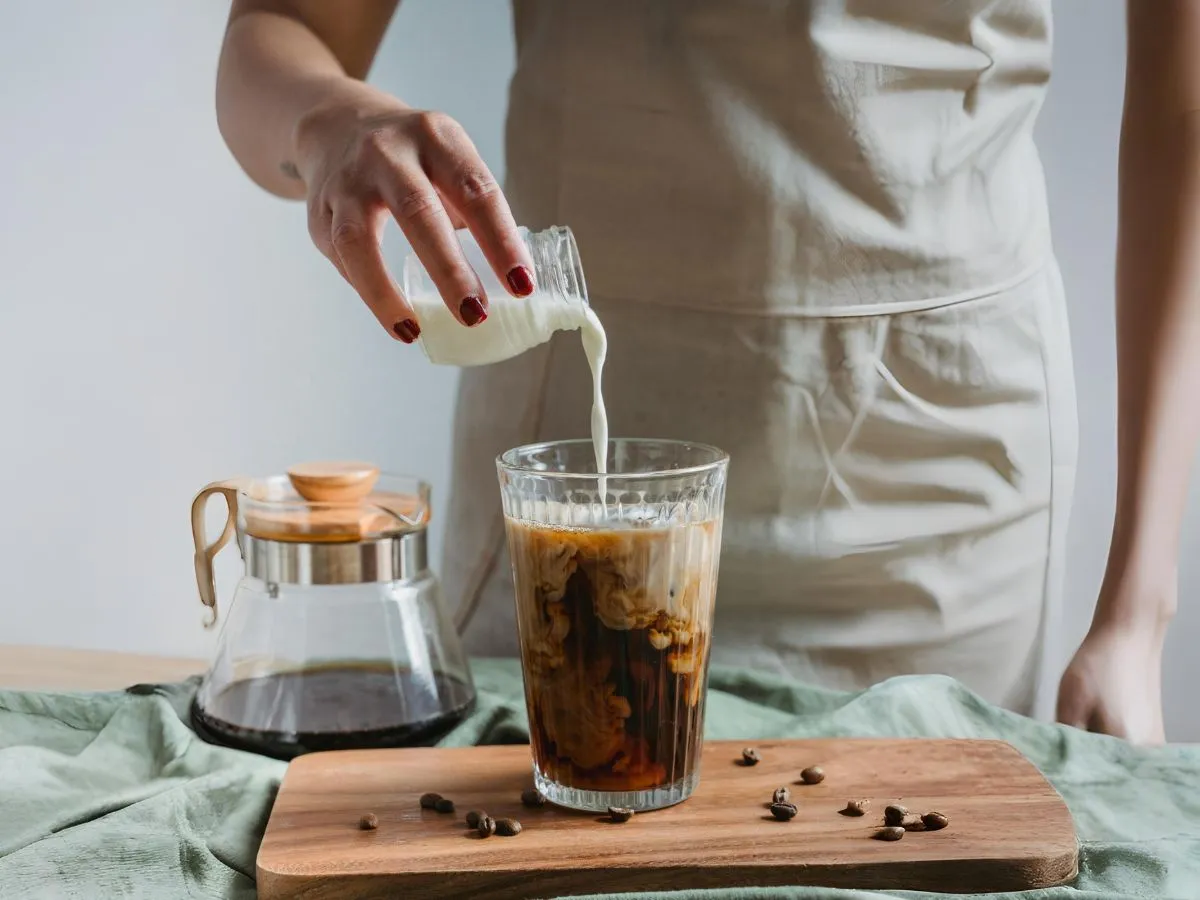 hazelnut oatmilk shaken espresso