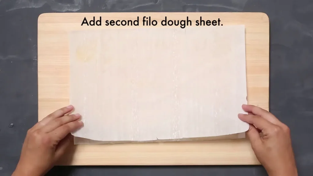 Layer the Sheets for baklava bites
