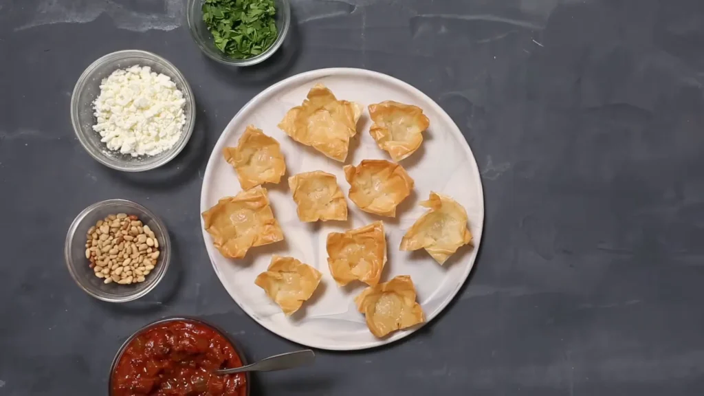 How To Make Baklava Cups Or Filo Cups Appetizers filo cups