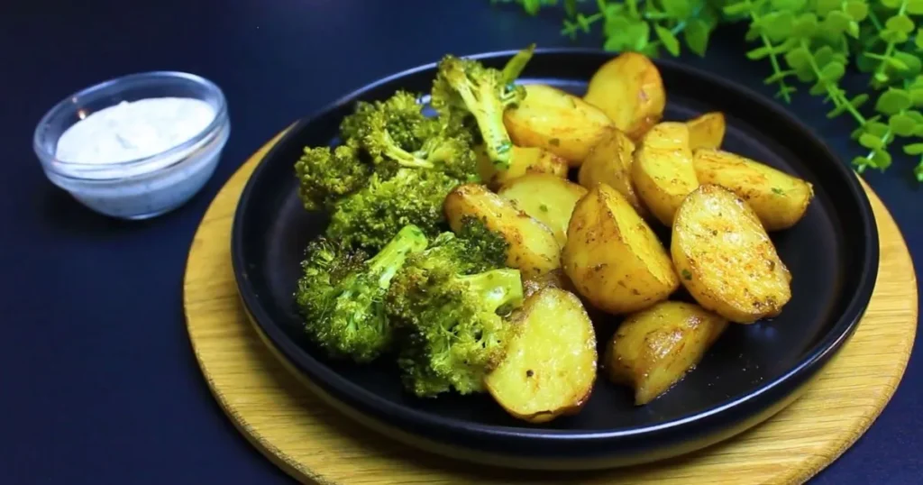 One Pan Roasted Potatoes And Broccoli You Never Hate roasted potatoes and broccoli