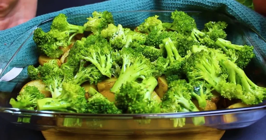 One Pan Roasted Potatoes And Broccoli You Never Hate potato cheese broccoli bake