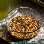 chopped almonds and asian sauce recipe