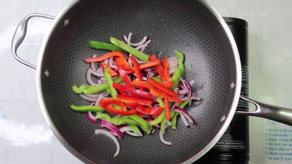 Best Cheesesteak Tortellini For Quick One-Pan Dinner making of Cheesesteak Tortellini