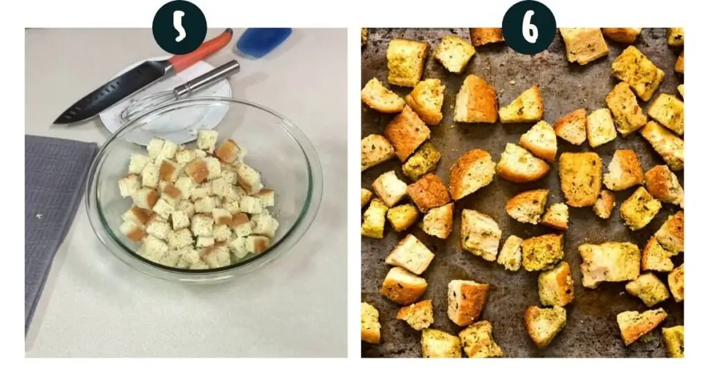 The Best Ever Gluten Free Croutons Toss Everything Together